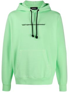 Diesel худи с выбеленным эффектом