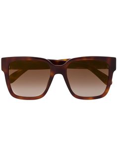 Givenchy Eyewear солнцезащитные очки в квадратной оправе черепаховой расцветки