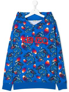 Kenzo Kids худи с принтом