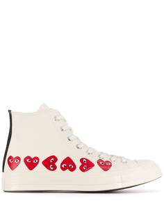 Comme Des Garçons Play высокие кеды из коллаборации с Converse Chuck Taylor