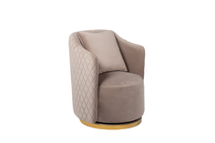 Кресло (garda decor) серый 73x82x72 см.