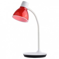 Настольная лампа офисная ракурс (demarkt) красный 46 см.