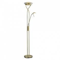 Торшер с подсветкой duetto (arte lamp) золотой 180 см.