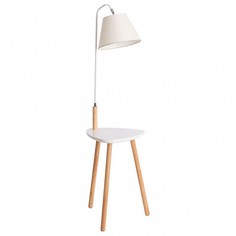 Торшер с полкой combo (arte lamp) белый 44x144x44 см.