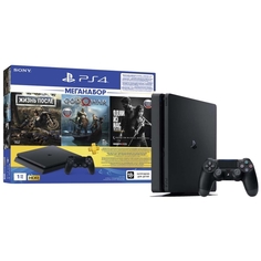 Игровая консоль PlayStation 4 1TB DG/GOW/TLOU/PS Plus 3мес.