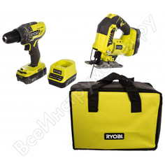 Набор инструмента ryobi one+ r18ddjs-220s 5133003575