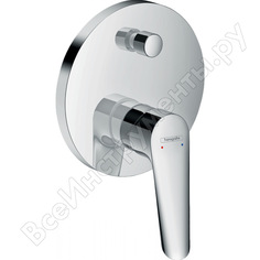 Смеситель для ванны hansgrohe logis e внешняя часть 71404000 00000053015