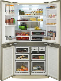 Многокамерный холодильник Sharp