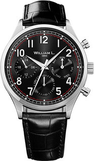 Мужские часы в коллекции Vintage Style Calendar Мужские часы William L. WLAC03NRCN