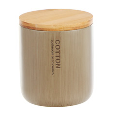 Контейнер для ватных дисков Wenko sanitary palo коричневый