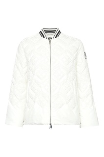 Стеганая белая куртка Ermanno Scervino