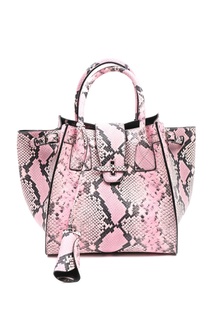 Розовая сумка из фактурной кожи Ermanno Scervino