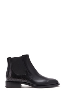 Черные ботинки-челси с монограммами Fendi