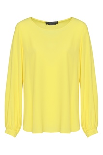 Желтая блуза с широкими рукавами Marina Rinaldi