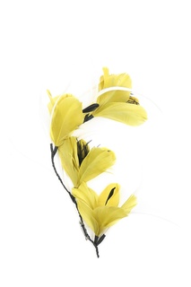 Желтая брошь в форме цветов Marina Rinaldi