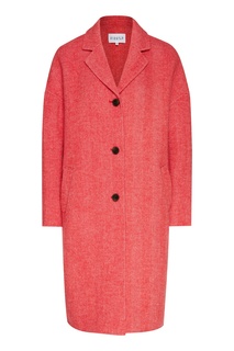 Пальто кораллового цвета в стиле 80-х Claudie Pierlot
