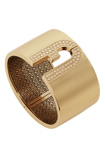 Широкий золотистый браслет Furla 1927