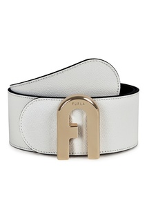 Широкий черно-белый ремень 1927 размера S Furla