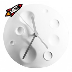 Настенные часы (20 см) Rocket Moon SK CLOCKMOON1 Suck UK