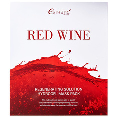 Domix, Гидрогелевая маска для лица с экстрактом красного вина Red Wine Regenerating Solution Hydrogel Mask Pack, 5*28 г Esthetic House