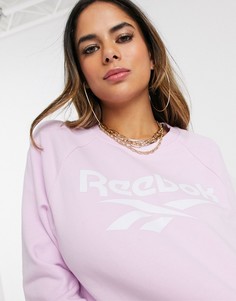 Лавандовый свитшот Reebok Vector-Фиолетовый