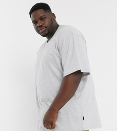 Oversize-футболка из органического хлопка Soul Star Plus-Серый
