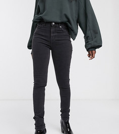 Черные джинсы скинни из органического хлопка с завышенной талией Weekday-Черный цвет