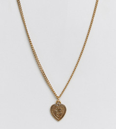 Ожерелье с подвеской-сердечком и позолотой 18 карат Regal Rose