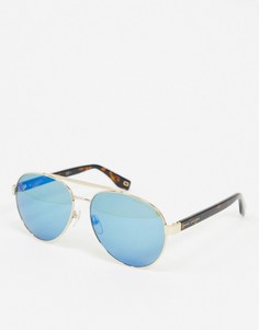 Солнцезащитные очки-авиаторы в металлической оправе Marc Jacobs-Золотой