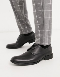 Черные туфли дерби из искусственной кожи Jack & Jones-Черный