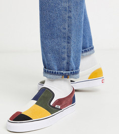 Кроссовки-слипоны в стиле пэтчворк Vans эксклюзивно для ASOS-Мульти