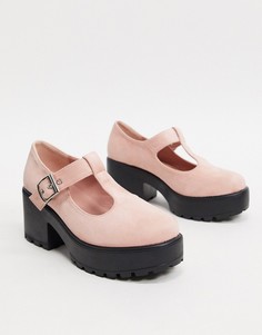 Розовые туфли на каблуке Koi Footwear-Розовый