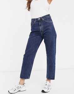 Синие джинсы в винтажном стиле из органического хлопка Weekday-Синий
