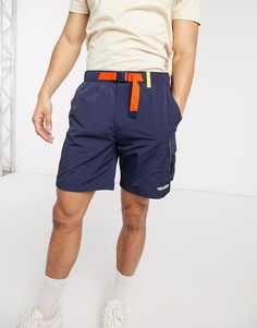 Темно-синие нейлоновые шорты-карго с поясом Polo Ralph Lauren-Темно-синий