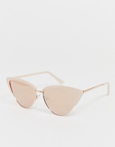 Солнцезащитные очки "кошачий глаз" в металлической оправе Aldo-Розовый