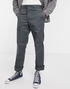Темно-серые брюки прямого кроя Dickies 874-Серый