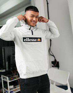 Светло-серая куртка с короткой молнией ellesse Mont 2-Серый