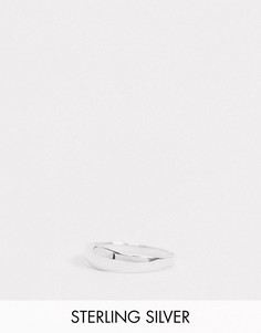 Серебряное кольцо с суженным дизайном Kingsley Ryan-Серебряный