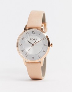 Женские розовые часы Boss by Hugo Boss-Розовый