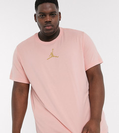 Розовая футболка Nike Jordan Plus Jumpman-Розовый
