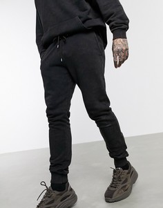 Черные джоггеры скинни от комплекта ASOS DESIGN-Черный