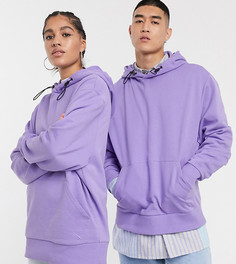 Худи фиолетового цвета в стиле унисекс COLLUSION-Фиолетовый