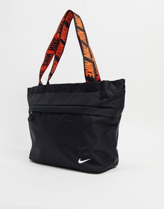 Черная сумка-тоут Nike-Черный