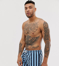 Темно-синие шорты в полоску Ellesse Cozza эксклюзивно для ASOS-Темно-синий