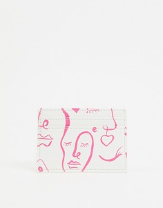 Визитница с принтом ASOS DESIGN-Мульти