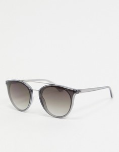 Круглые солнцезащитные очки в серой оправе Esprit-Серый