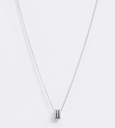 Серебряная цепочка с подвеской-кольцом DesignB-Серебряный