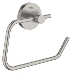 Держатель для туалетной бумаги GROHE Essentials без крышки, суперсталь (40689DC1)