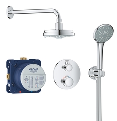 Набор для комплектации душа с Rainshower Cosmopolitan 160, GROHE Grohtherm Convent, хром, (34735000)