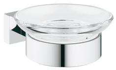 Мыльница с держателем GROHE Essentials Cube, хром (40754001)